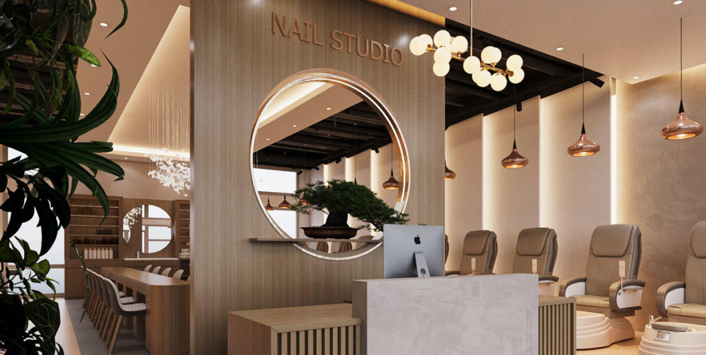10. Minimalist Nail Salon Exterior Designs - wide 1